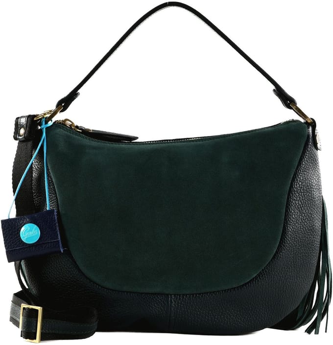 Gabs Leren schoudertas Marty TG Bowling Bag Abete donkergroen