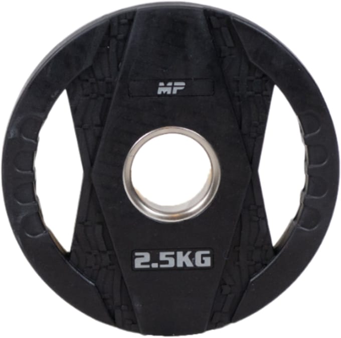 MP2005 Olympische rubber halterschijven 2 grips 2.5 KG