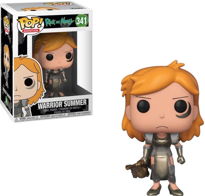 Funko Pop! Rick and Morty Warrior Summer - #341 Verzamelfiguur