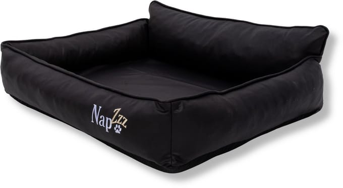 Napzzz Divan Nicole zwart met hoge rug M: 90x75 cm