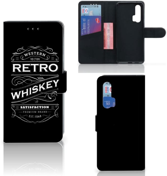 Honor 20 Pro Book Cover Whiskey