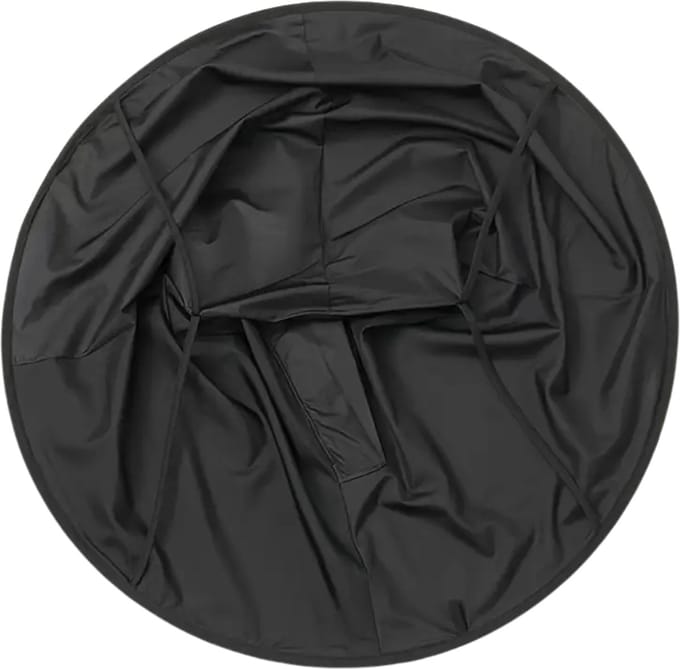 Livano Baardschort - Beard Bib - Scheerschort - Baard Cape - Kappersmantel - Kapmantel - Zwart