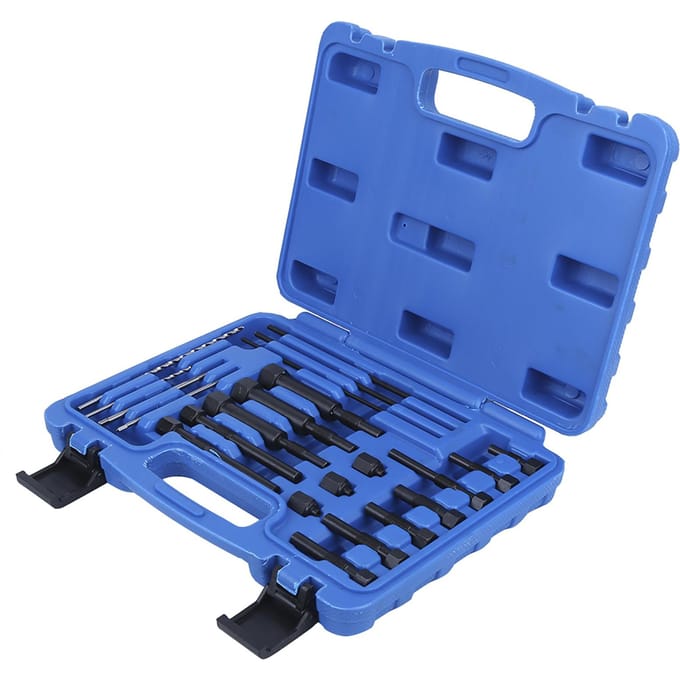 Gloeibougie Verwijderaar Trekker Extractor Verwarmingselement Elektroden Boren Tappen M8 M10 blue