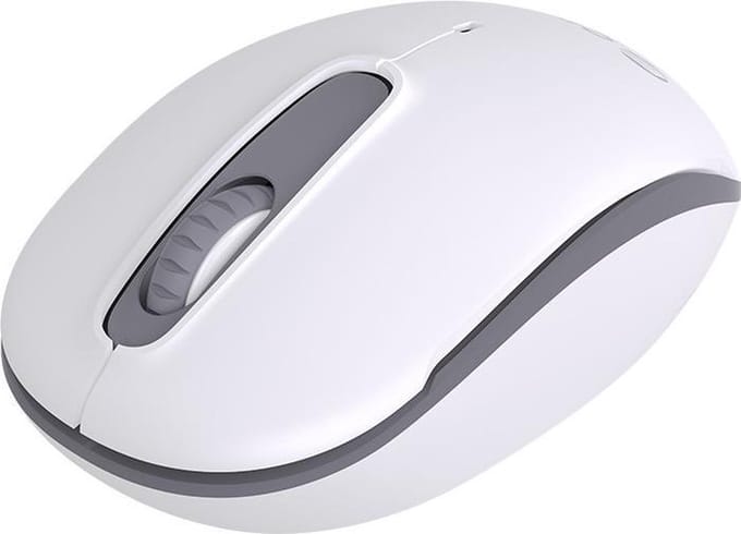 ORICO Draadloze muis met stille klik - 2.4Ghz - incl. ontvanger - 2Mbps - wit