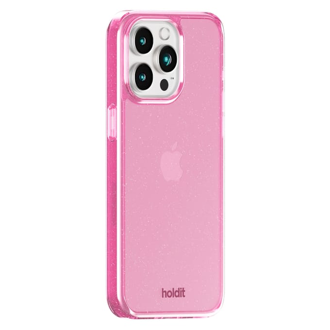 Holdit Glitter Case geschikt voor Apple iPhone 15 Pro - Roze