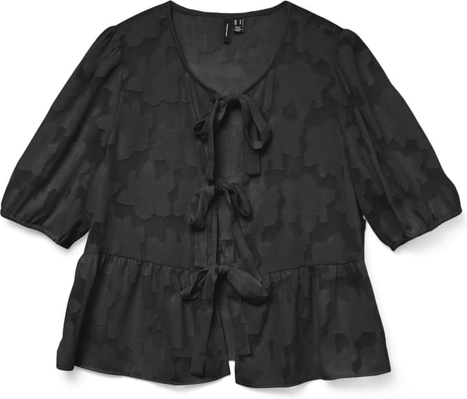 VERO MODA - VMGABI 2/4 TIE TOP WVN EXC - Dames - Blouses