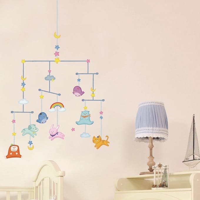 Muurstickers voor babybedjes - Decoratieve stickers