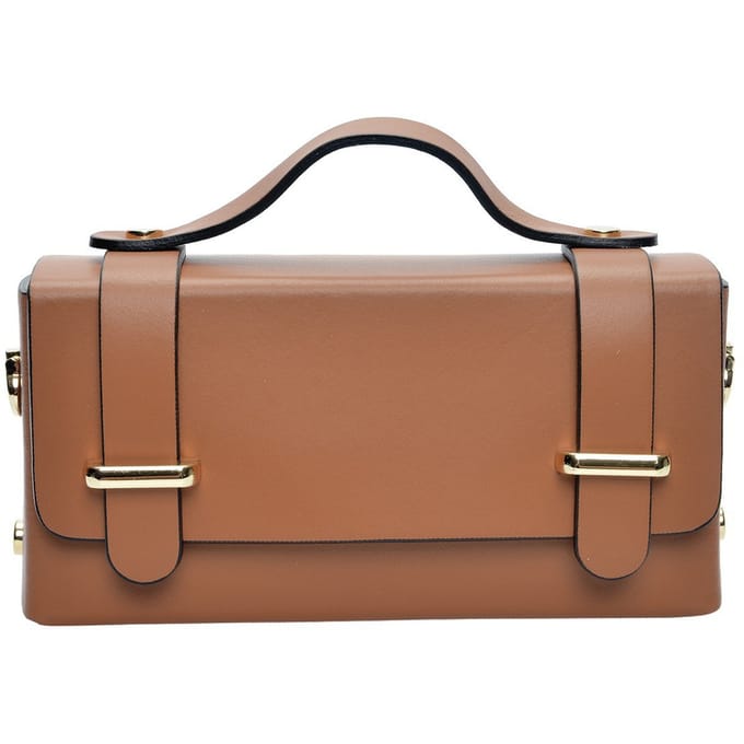Isabella Rhea Brown Rundleer Tas