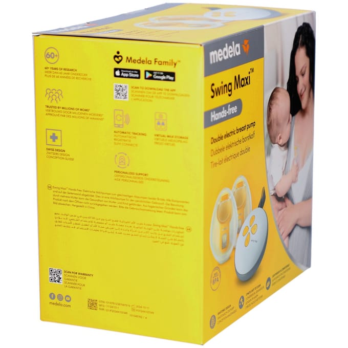Medela Swing Maxi - handsfree voedingsbeha - dubbele elektrische borstkolf - comfortabel en efficiënt