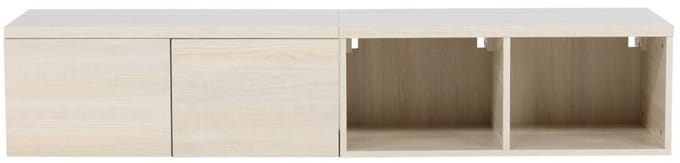 Svea - Niko hangend tv-meubel - whitewash