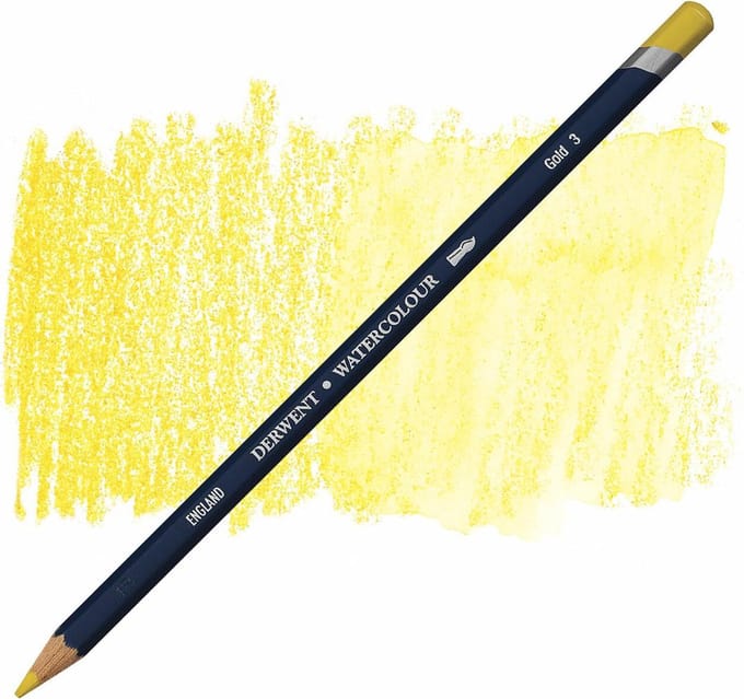 Derwent Watercolour Potlood - Gold 3