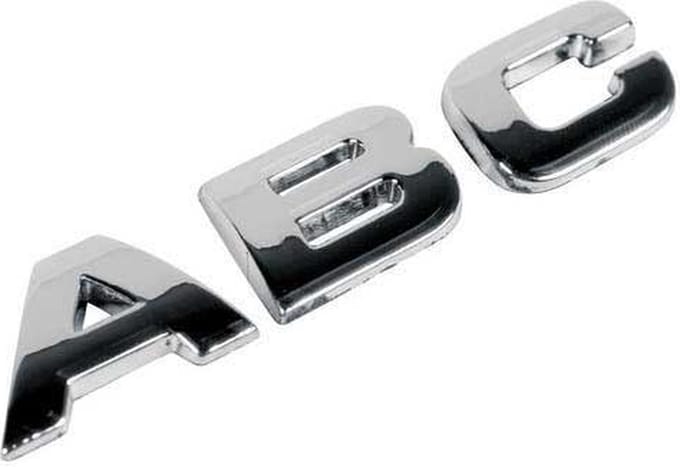 3D letter chroom - *A*