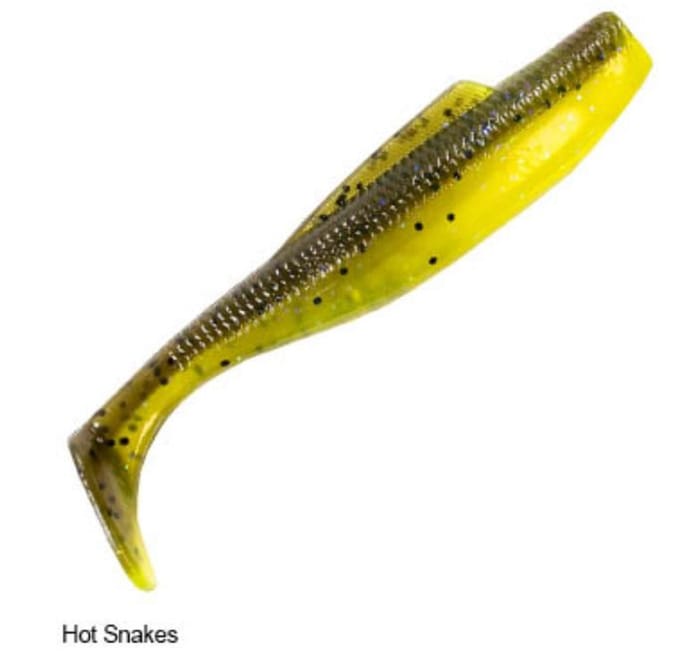 Zman Leurre doux Diezel MinnowZ 4 pouces 5 par paquet Hot Snakes (3134)