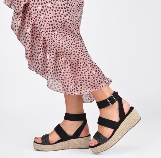 POSH by Poelman - maat 40- LONA Dames Sandalen-Espadrilles