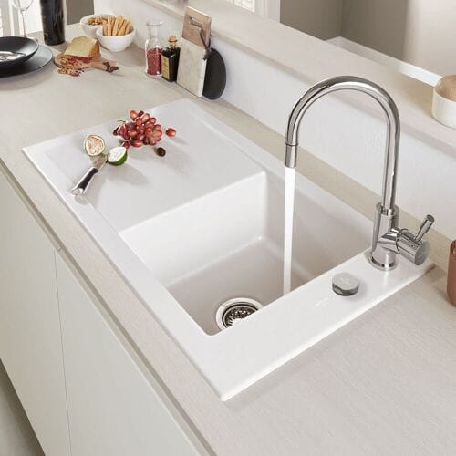Villeroy & Boch Timeline 50 Drop-in sink, drain with eccentric actuation, reversible 330702R1