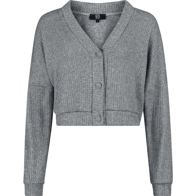 R.E.D. by EMP Cardigan - Basic Jacket - M tot XL - voor Vrouwen - grijs