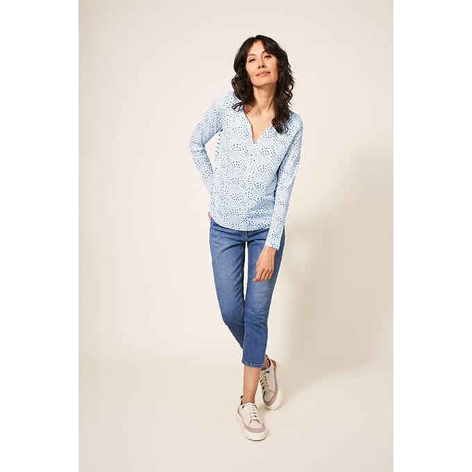 White Stuff Nelly  Tee White Taglia: 20 | Maglie a manica lunga Outlet | Donna | Bianco