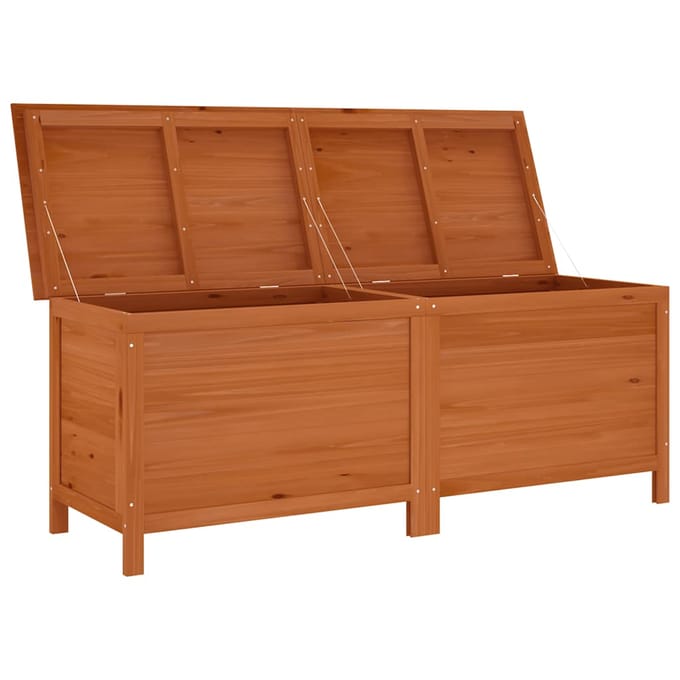 vidaXL - Tuinbox - 150x50x56,5 - cm - massief - vurenhout - bruin