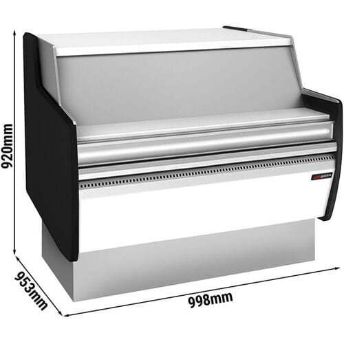GGM Gastro Kassentisch - 990mm - Frontblende Weiß