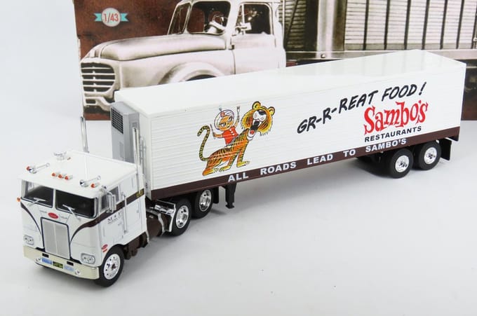 Modelauto Peterbilt 352 Sambos Restaurants - Schaal 1:43