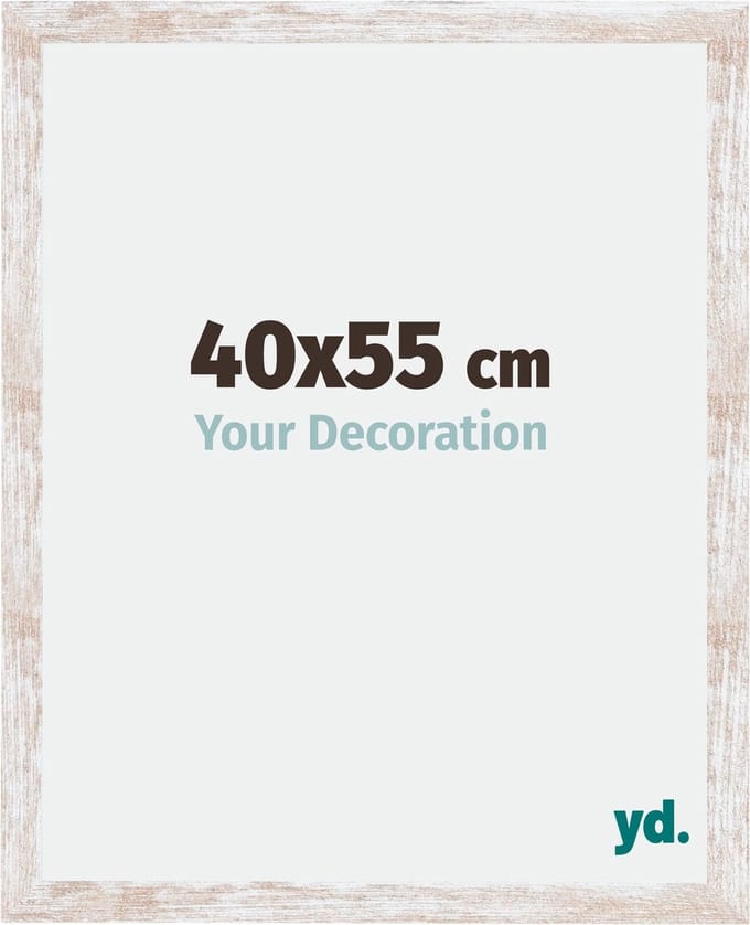 Your Decoration - Fotolijst 40x55 cm - MDF - White Wash - Catania