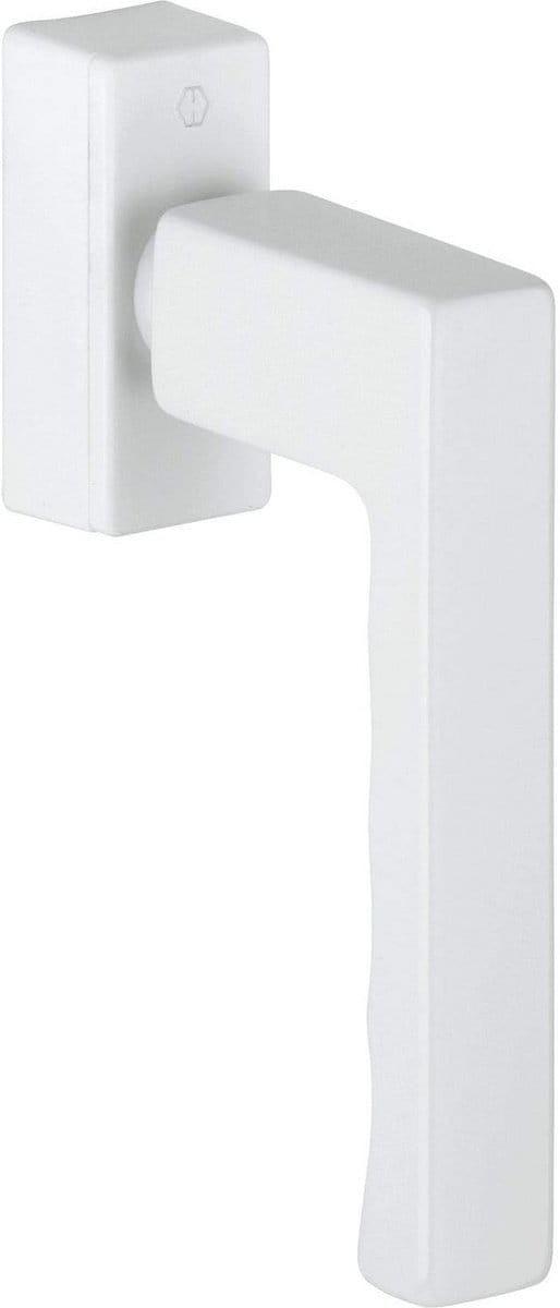 Raamgreep SecuForte met Vergrendeling 90°, Wit, Lengte 128mm