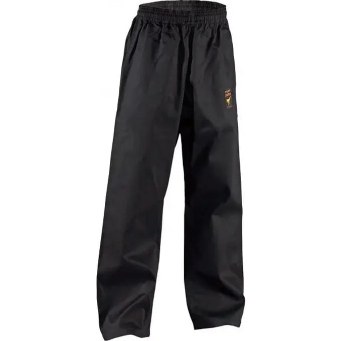 Kinder kimono broek Danrho Asia Shiro Schwarz