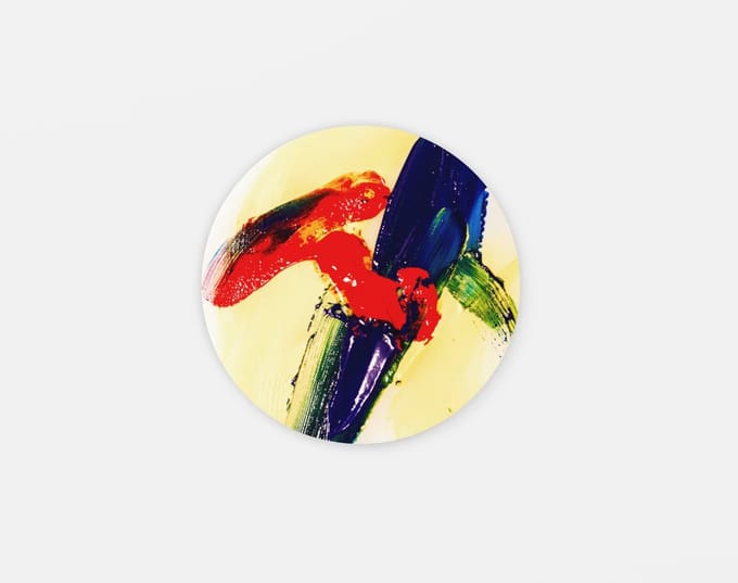 Rond Schilderij - Modern - Abstracte Muurcirkel - Wanddecoratie - 60 cm