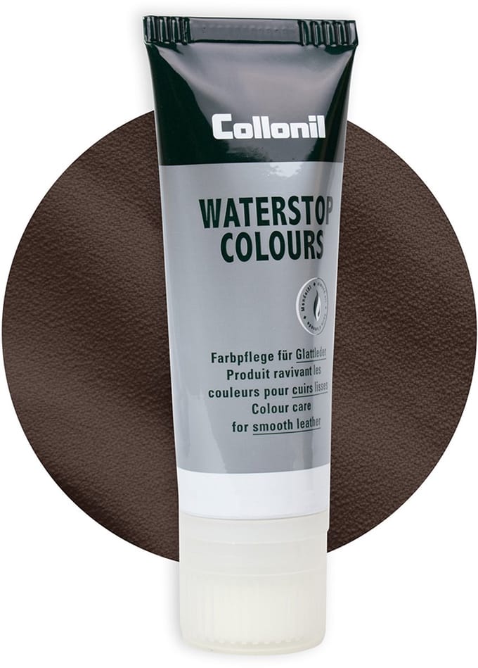 Collonil Waterstop | Lederverzorging | Extra glans | Kleur: Olijf | Inhoud: 75ml