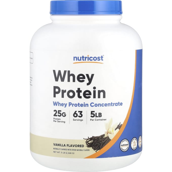 Wei Eiwit Concentraat, Vanille, 2,268G (5 lbs)