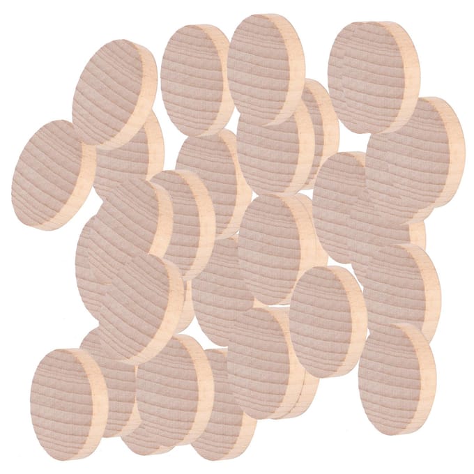 100 Stuks Blanco Houten Schijven Houten Knutselwerk DIY Decoratie Maker Handgemaakte Accessoires(5 cm ) 5cm / 2in