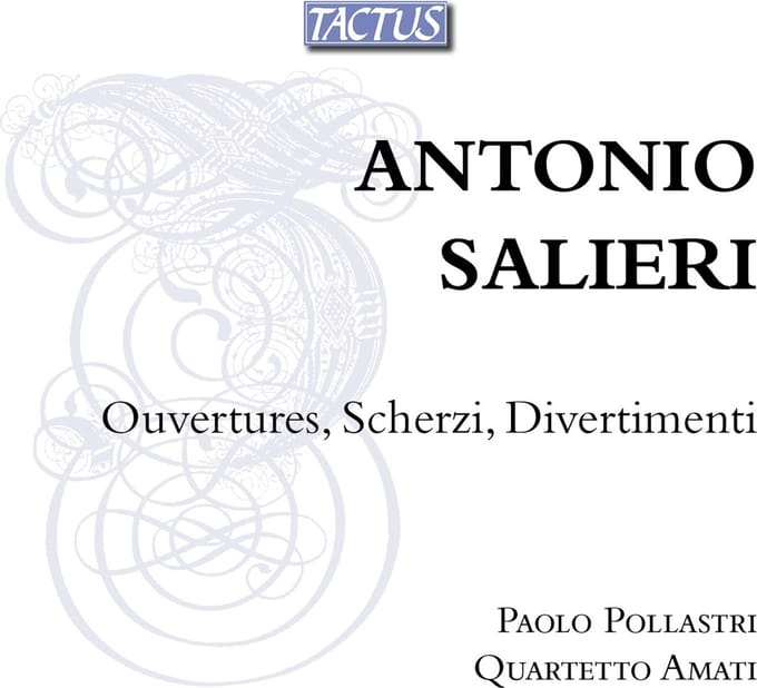 Quartetto Amati & Paolo Pollastri - Salieri: Ouvertures, Scherzi, Divertimenti (CD)