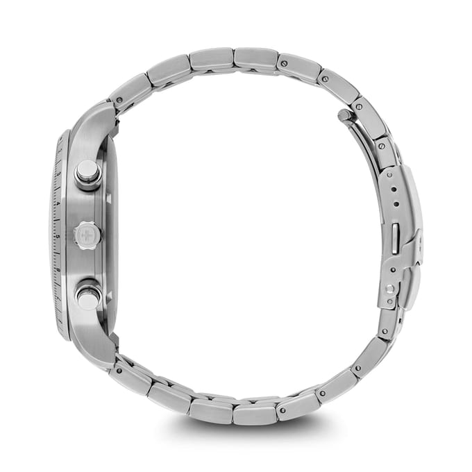 Wenger ATTITUDE CHRONO 01.1543.118 Heren Quartz zilver