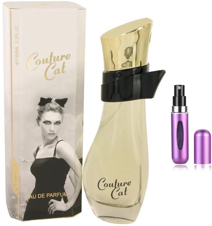 Omerta - Couture Cat - Eau de Parfum - 100 ml inclusief hervulbare tasverstuiver (willekeurige kleur)