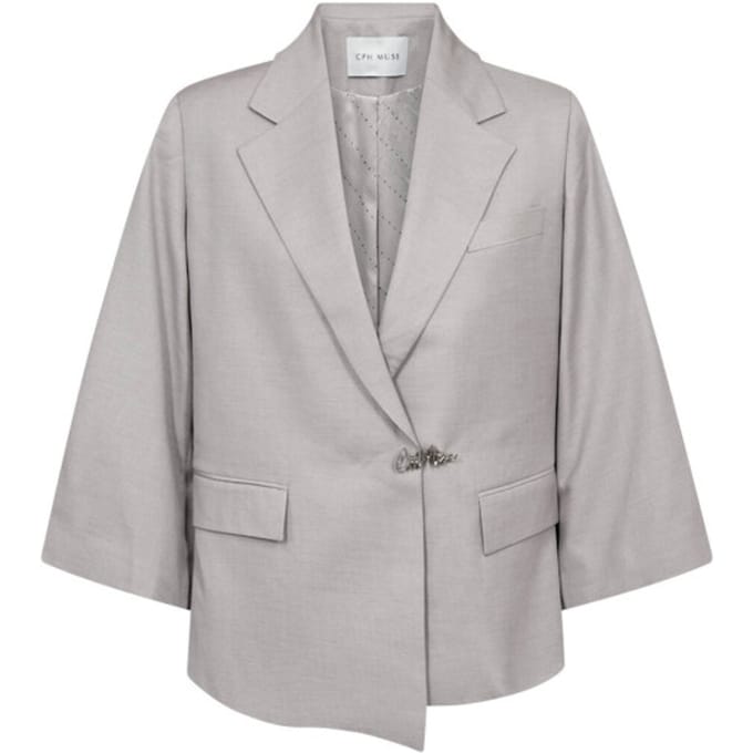 Copenhagen Muse Cmtenna-blazer Blazers Dames - Lichtgrijs - Maat S