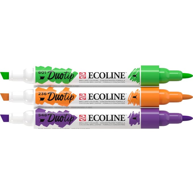 Ecoline Duotip marker set Secundair | 3 kleuren