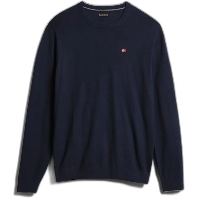 Slim fit gebreide pullover van pure wol model 'DAMAVAND'
