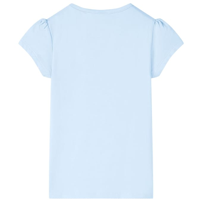 vidaXL Kindershirt 128 lichtblauw