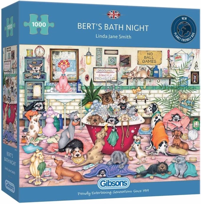 Bert's Bath Night Puzzel (1000 stukjes)