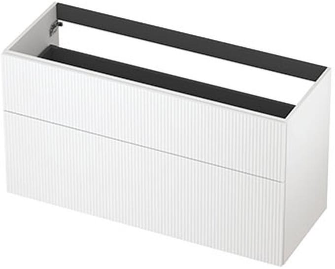 INK - Onderkast 2L A-sym Gelakt Gefr. Front - 1200x450x650 Mm - Mat Wit