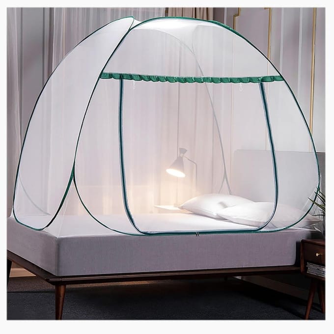 Pop-Up Klamboe Tent - Bed Luifel - Slaap Rustig - Automatisch Uitvouwbaar - 1.0x2.0m - A5