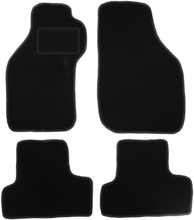 Zwarte veloursmatten voor: Mitsubishi Eclipse III coupé (1999-2006)