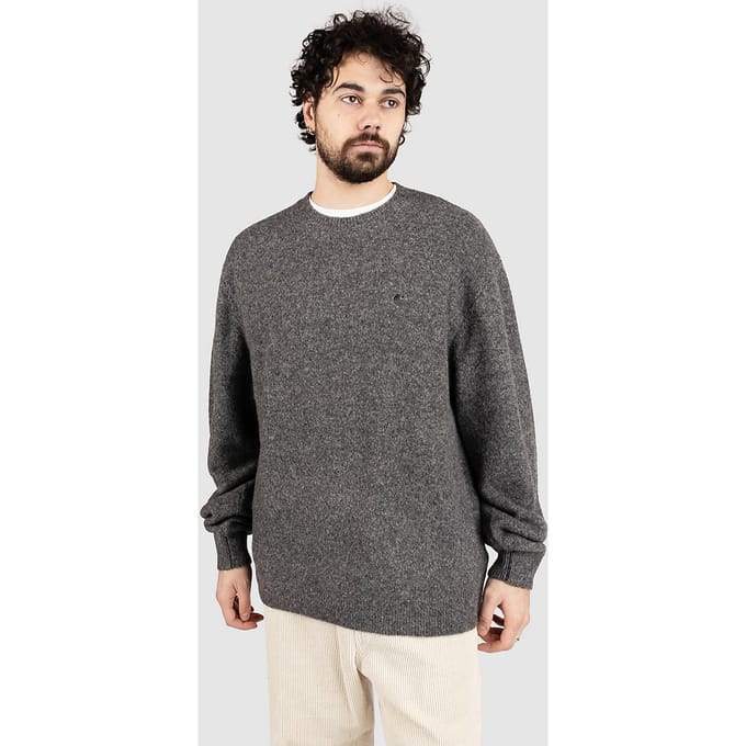 Carhartt WIP Curtis Gebreide Trui grijs