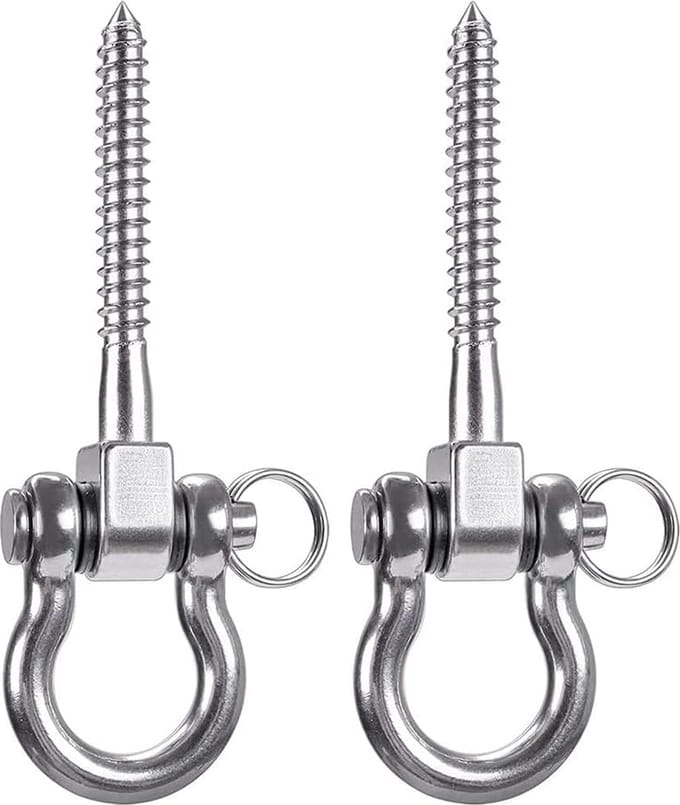 Schommelhanger - RVS 304 - Schommelaccessoires - Sterk - 180° - 2 stuks