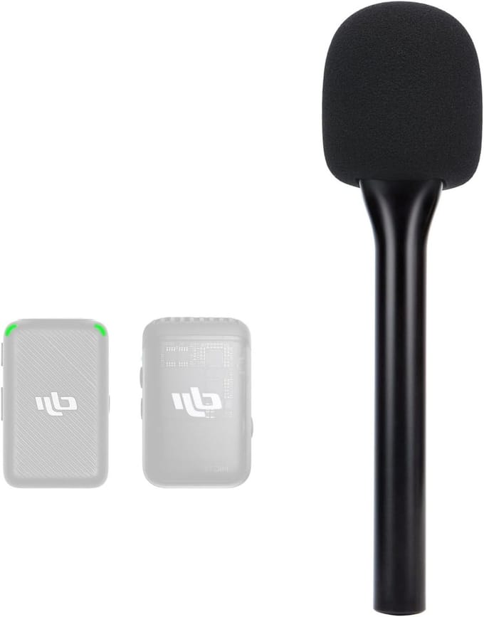 Draadloze Handheld Microfoonstandaard voor Interviews, Geschikt voor DJI Microfoons en Accessoires