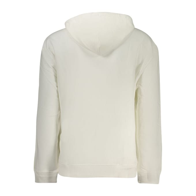Calvin Klein Witte Katoenen Heren Sweatshirt