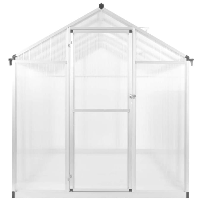 vidaXL - Tuinkas - 15,6 - m³ - 421x190x195 - cm - aluminium