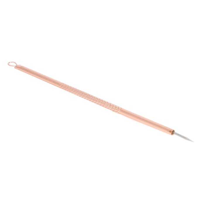 Puistje verwijderen extractor tool RVS mee-eter verwijderen tool voor acne smet whitehead goud beige