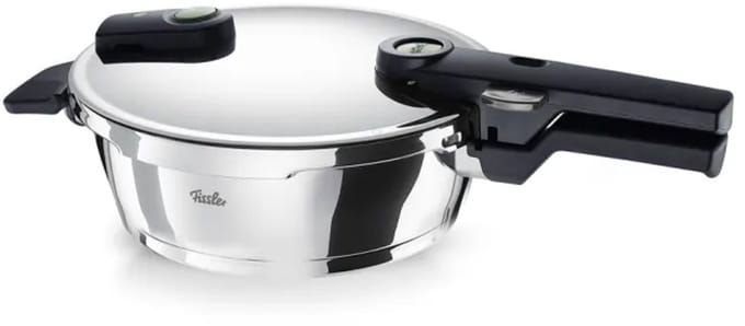 Fissler Vitaquick - Elemental Snelkookpan Saliegroen – Pressure Skillet - 2,5 L