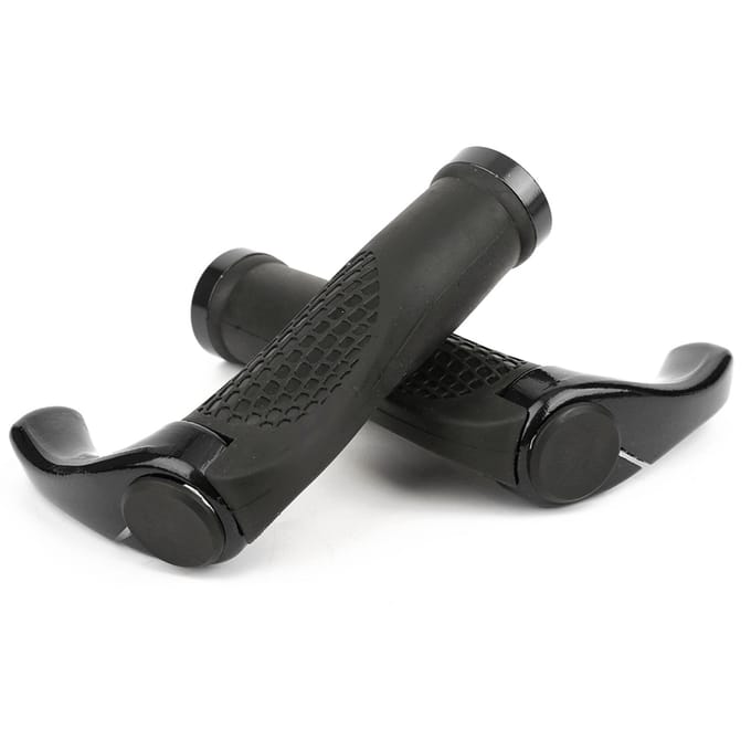 Housse de Guidon de Vélo VTT Vélo de Route Lock on Poignée Kit de Poignées de GuidonRouge